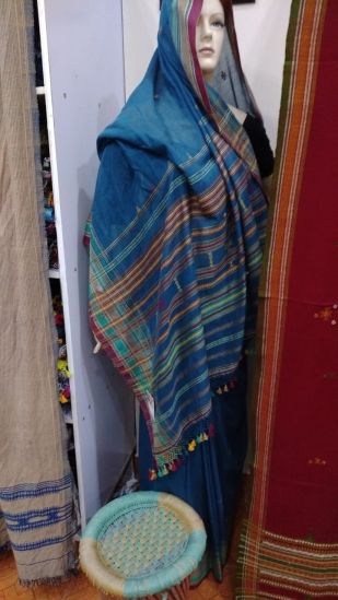 Handloom Kutchi Cotton Saree