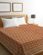 Floral Cotton Bed Cover Handmade