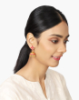 Silver Gold Plated Jhumka Earrings