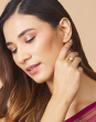 Gold Plated Silver Adjustable Ring