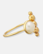 Gold Plated Silver Adjustable Ring