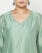 Cotton Silk Ganga A-Line 2Pc Kurta Set