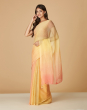 Pink Cotton Tie and Dye Sari