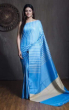 Tussar Ghicha Green  Silk Saree
