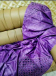 Tussar Ghicha  Red Silk Saree