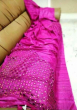 Tussar Ghicha  Red Silk Saree