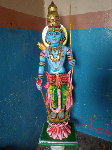 Lord Shri Rama Wooden Statue