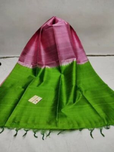 Pure multi color Silk Saree