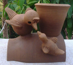 Terracotta Penstand