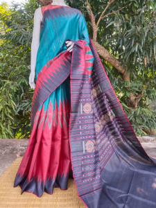 Tussar Ghicha Silk Saree Handmade