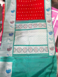 100% Pure Gadwal  Green ,  multi Silk Saree