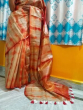 TUSSAR GHICCHA multi SILK SAREE WITH JARI WORK ( SIVORY DIEY)