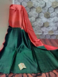 Pure multi color Silk Saree