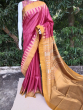 Contrast Ghicha Saree