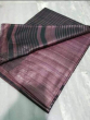 Tussar Ghicha Yellow Silk Saree