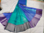 Blue Mangaldiri Silk Saree