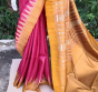 Contrast Ghicha Saree