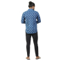 Louis  Men Western Wear-Blue