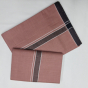 Pure Cotton Dhoti | Rose Colour Dhoti